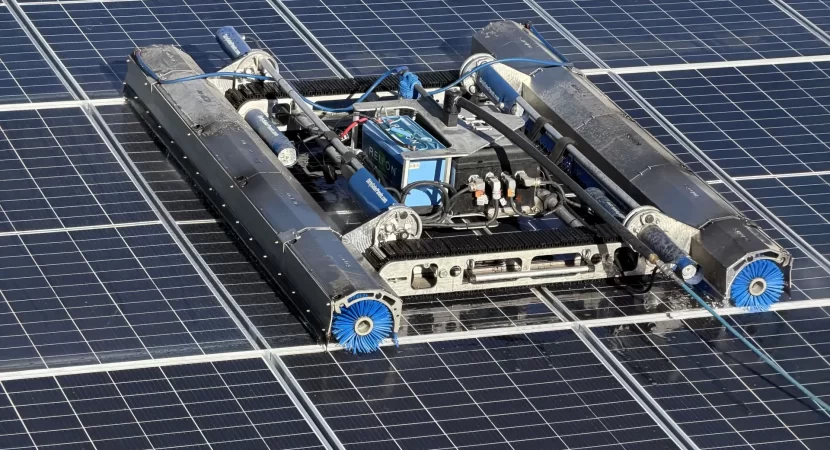 robotic carport cleaning